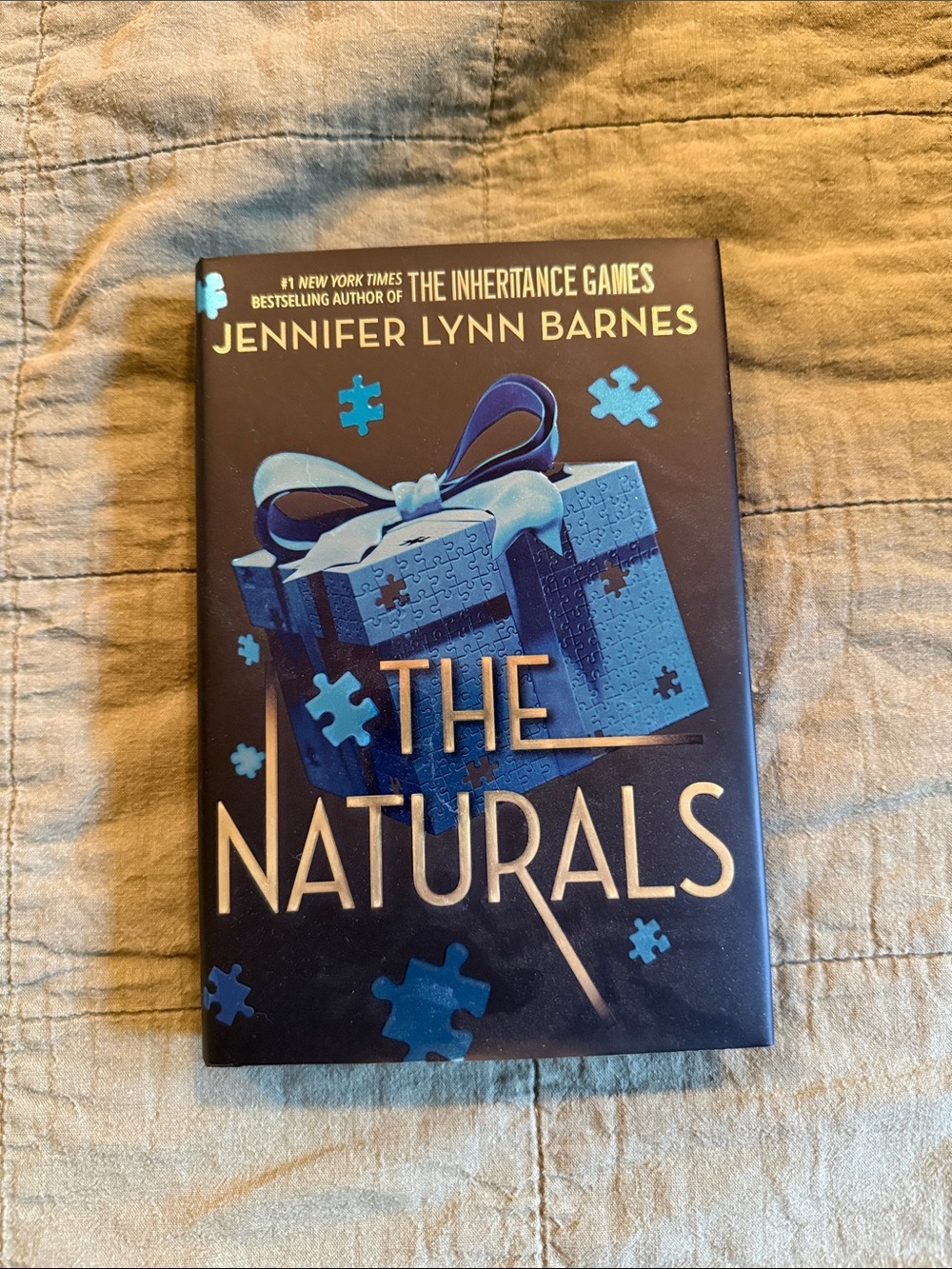 The Naturals hardcover sprayed edges book by Jennifer Lynn Barnes